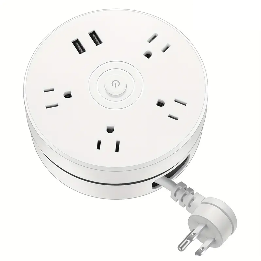 Extensión Eléctrica Redonda Multitoma 6p