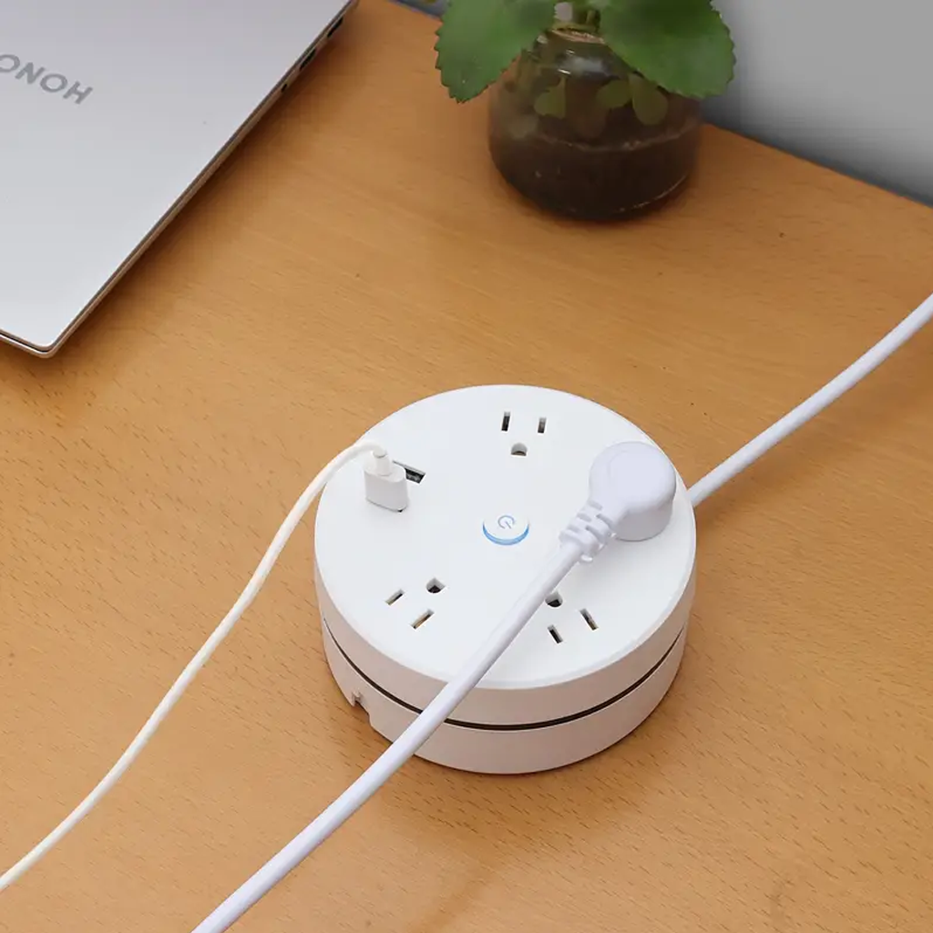 Extensión Eléctrica Redonda Multitoma 6p