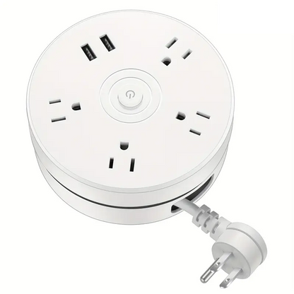 Extensión Eléctrica Redonda Multitoma 6p