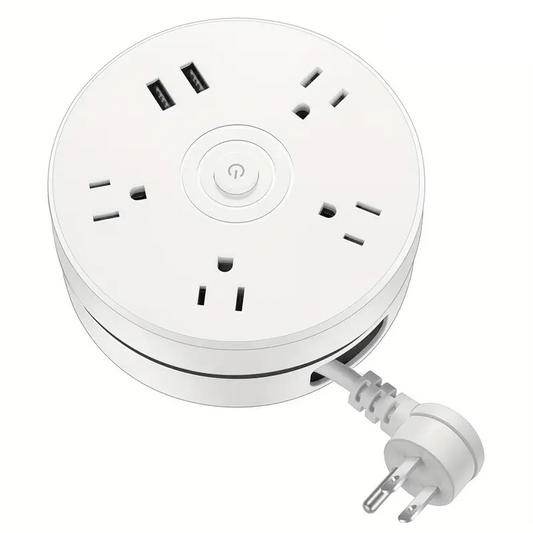 Extensión Eléctrica Redonda Multitoma 6p